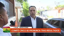 COMITE CÍVICO SE PRONUNCIA TRAS LOS RESULTADO DEL BALOTAJE