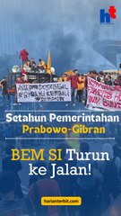 Setahun Pemerintahan Prabowo-Gibran  BEM SI Turun ke Jalan!!