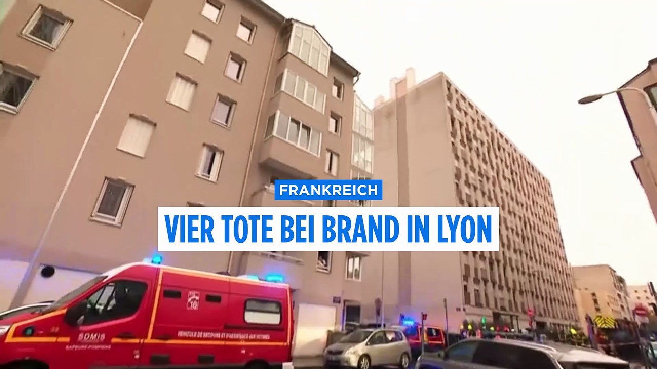 Tödlicher Brand in Lyon: Vier Menschen in illegaler Kellerwohnung umgekommen