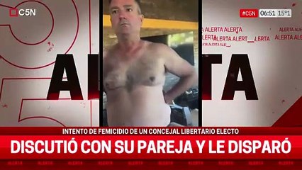 Ignacio Contreras de La Libertad Avanza (LLA) terminó detenido por dispararle dos veces a su esposa