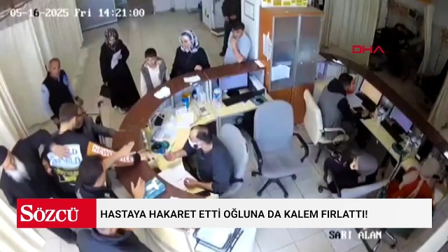 Hastaya hakaret etti oğluna da kalem fırlattı! Devlet hastanesinde skandal