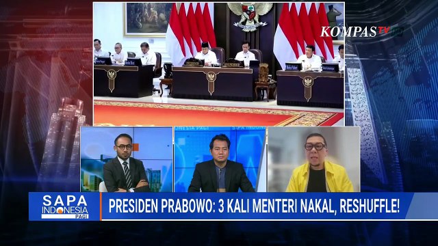 [FULL] Adi Prayitno, Golkar, PKS Analisis Presiden Prabowo Sentil Menteri, Sinyal Reshuffle Kabinet?