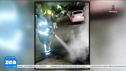 Explosión de olla exprés provoca incendio en la Col. Escandón