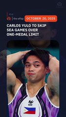 Carlos Yulo to skip SEA Games in Thailand due to one-medal limit
