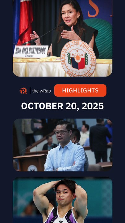 Today’s headlines: Risa Hontiveros, Win Gatchalian, Carlos Yulo | The wRap | October 20, 2025