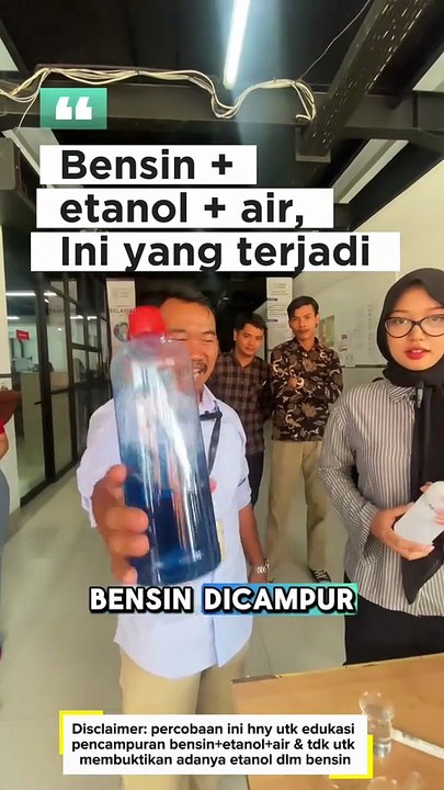 BBM + etanol + air
