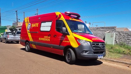 Homem fica ferido após queda de plano elevado em obra no bairro Esmeralda, em Cascavel