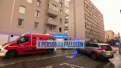Incendio mortal en Lyon: 4 personas fallecen atrapadas en el sótano de un edificio
