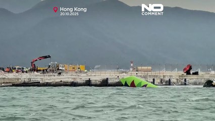 Aereo cargo esce di pista a Hong Kong, due lavoratori aeroportuali morti