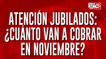Atención jubilados y jubiladas... ¿cuánto van a cobrar en el mes de noviembre?