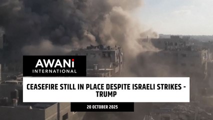 Ceasefire still in place despite Israeli strikes - Trump