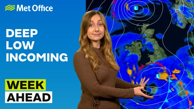 Week Ahead 20/10/2025 – Turning very wet and windy – Met Office weather forecast UK