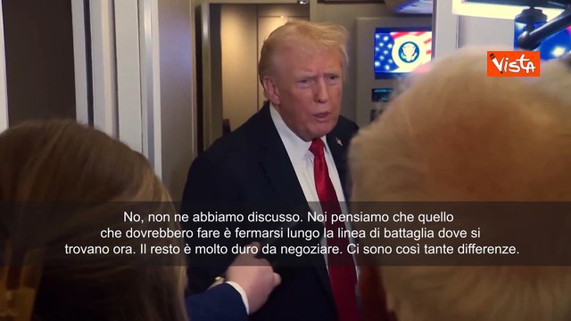 Guerra Ucraina, Trump: Non ho discusso di Donbass con Zelensky, si fermino su linee del fronte