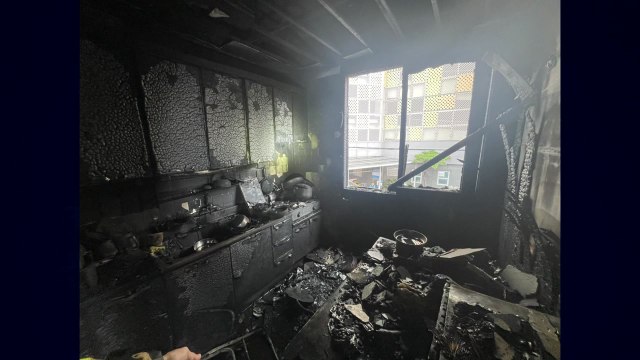 울산 상가주택에서 불...70대 남성 화상 입고 이송 / YTN