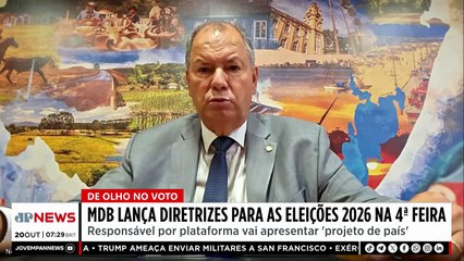 TRUMP E PETRO TROCAM ACUSAÇÕES / BOLSONARO DEVE APOIAR TARCÍSIO | JORNAL DA MANHÃ - 20/10/2025