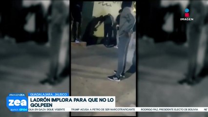 Vecinos de Jalisco se organizan para golpear a un presunto ladrón