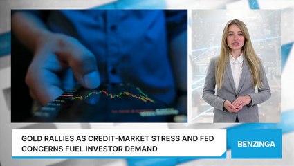 Gold Rallies As Credit-Market Stress And Fed Concerns Fuel Investor Demand