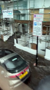 Flooding in Brighton, East Sussex