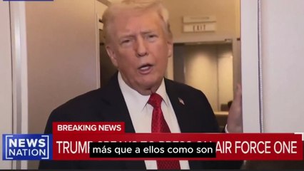Trump dice que los argentinos "están muriendo, están luchando por sus vidas"