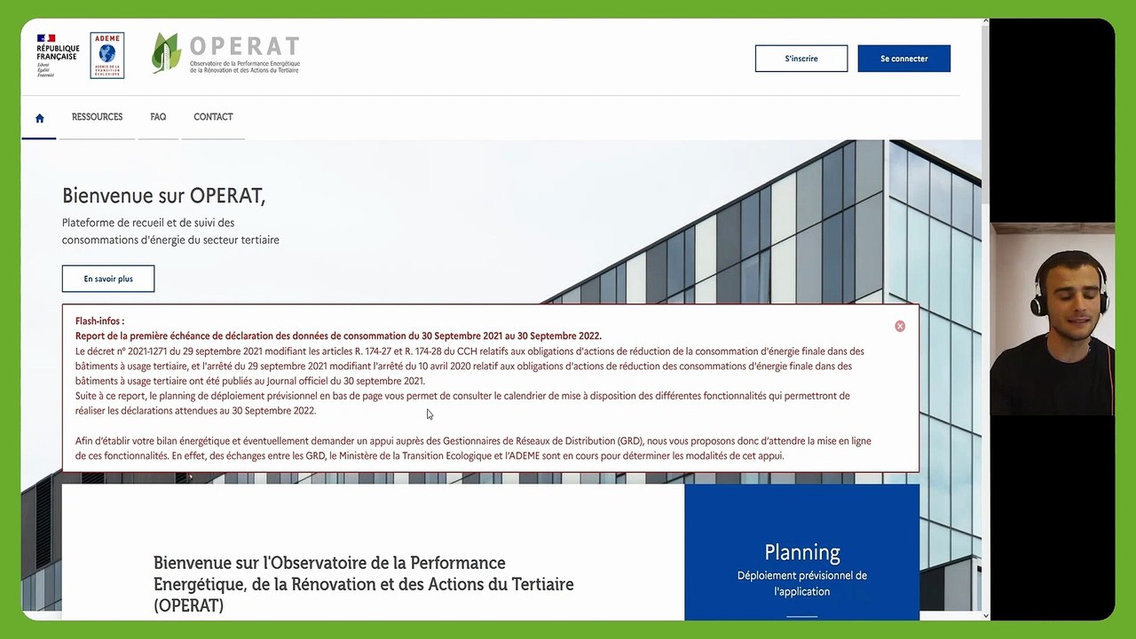 OPERAT - Vidéo de démonstration de l’utilisation de la plateforme