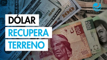 Peso mexicano cede terreno ante la recuperación del dólar