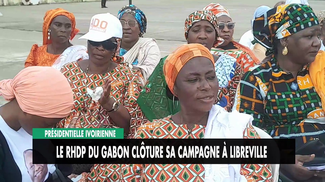 [#Reportage]  Présidentielle ivoirienne : le RHDP du Gabon clôture sa campagne à Libreville