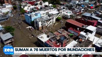 76 personas perdieron la vida por inundaciones registradas en varios estados de México