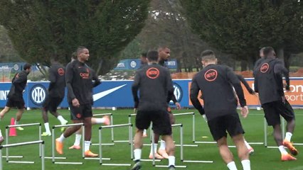 Inter Milan train ahead of Champions League trip to Union Saint-Gilloise