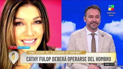 Catherine Fulop tendrá que operarse tras una dura caída en Erreway: "Insoportable"