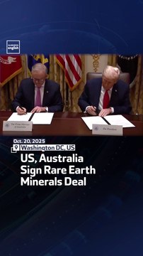 US, Australia Sign Rare Earth Minerals Deal