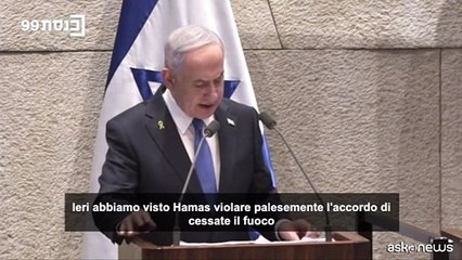 Netanyahu: domenica abbiamo sganciato 153 tonnellate di bombe su Gaza