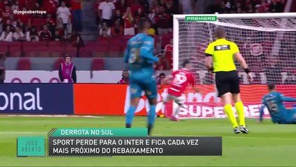 Sport perde para o Inter e fica cada vez mais próximo do rebaixamento