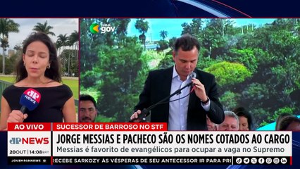 Lula avalia Pacheco e Messias como cotados para a vaga de Barroso no STF | TEMPO REAL