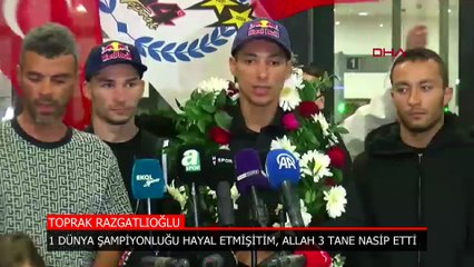 Dünya Şampiyonu Toprak Razgatlıoğlu, coşkuyla karşılandı
