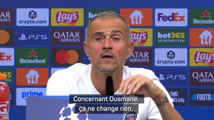 Luis Enrique : "C'est Dembélé, pas le Ballon d'Or"