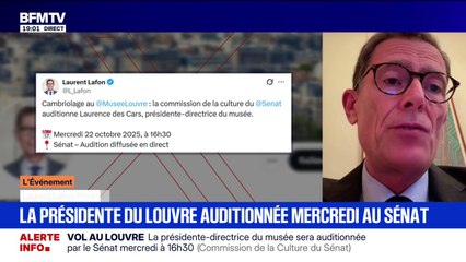 Laurent Lafon, sénateur LR auditionnera Laurence des Cars, directrice du Louvre, ce mercredi