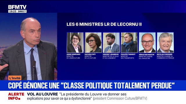 Gouvernement Lecornu: Jean-François Copé dénonce une folie fiscale et une suspension de la réforme des retraites dingue
