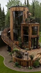 The Modern Wood Tower Cabin – Nature Meets Architecture