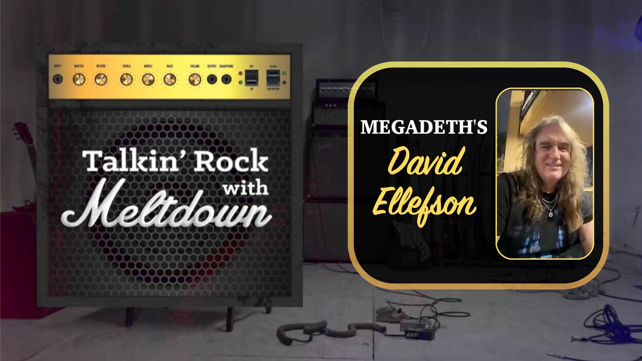 Megadeth's David Ellefson- "Ace Frehley Made Us Want to Be Rock Stars" | Talkin' Rock with Meltdown
