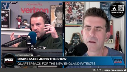 WEEI Afternoons: Drake Maye joins the show following win over Titans