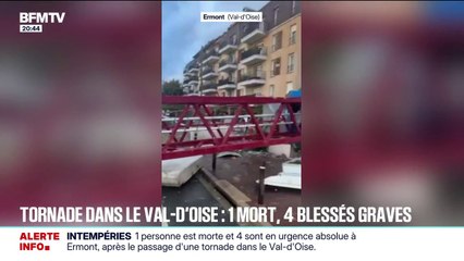 Une tornade dans le Val-d'Oise fait un mort et quatre blessés graves