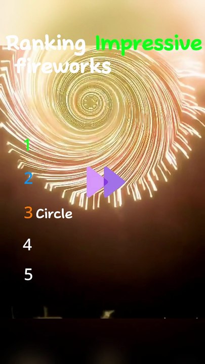 Ranking The most amazing fireworks