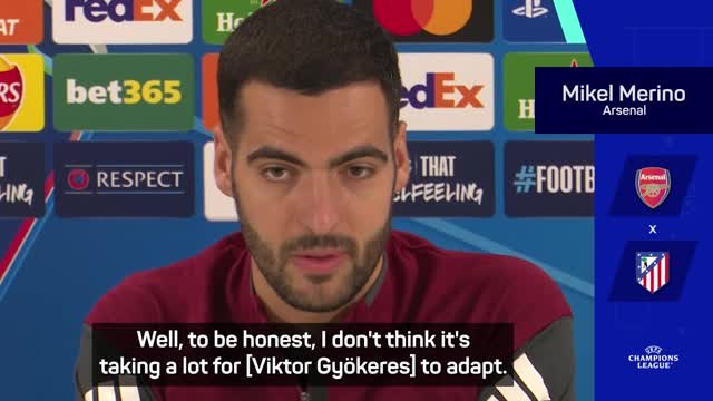 'Confident' Gyokeres has already adapted to the Premier League - Merino