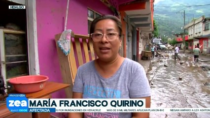 Así es como esta familia de Hidalgo recuerda la devastación por las fuertes lluvias