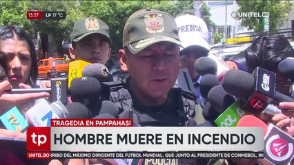 Hombre muere carbonizado en incendio provocado por una vela en una casa en La Paz, reporta la Policía  