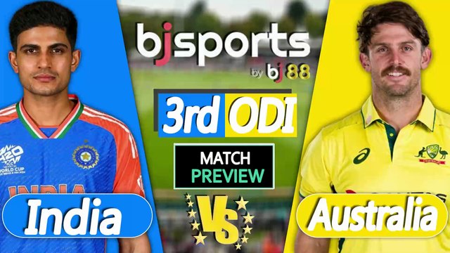 India vs Australia 2025 | AUS vs IND 3rd ODI Match Preview |