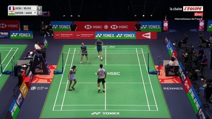 Le replay du 8e de finale de Gicquel/Delrue - Badminton