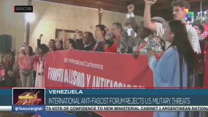 Venezuela, International Anti-Fascist Forum rejects U.S. military threats