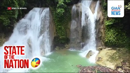 Twin falls sa Dimiao, Bohol, kinahuhumalingan ng ilang banyaga | SONA