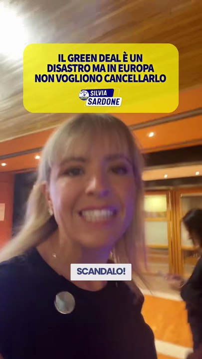 Sardone -  L'Europa è in crisi anche per colpa delle assurde follie nel Green Deal (23.10.25)